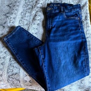 AE Curvy Hi Rise Jeggings Next Level Stretch 14 SHORT